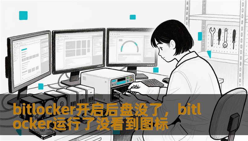 bitlocker开启后盘没了，bitlocker运行了没看到图标