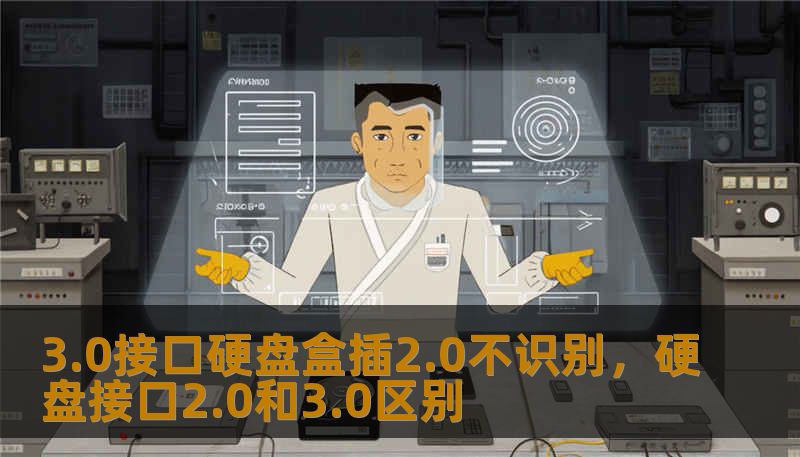 3.0接口硬盘盒插2.0不识别，硬盘接口2.0和3.0区别