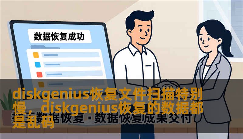 diskgenius恢复文件扫描特别慢，diskgenius恢复的数据都是乱码