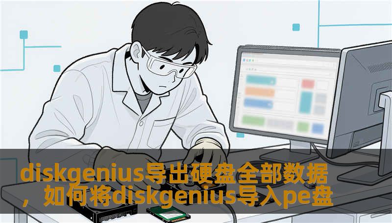 diskgenius导出硬盘全部数据，如何将diskgenius导入pe盘