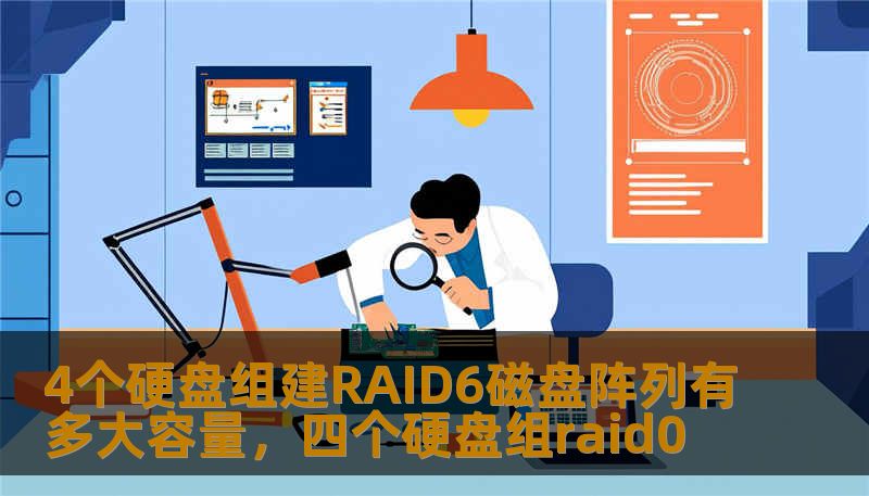 4个硬盘组建RAID6磁盘阵列有多大容量，四个硬盘组raid0