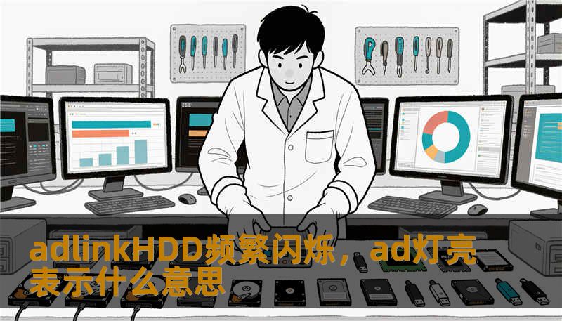 adlinkHDD频繁闪烁，ad灯亮表示什么意思