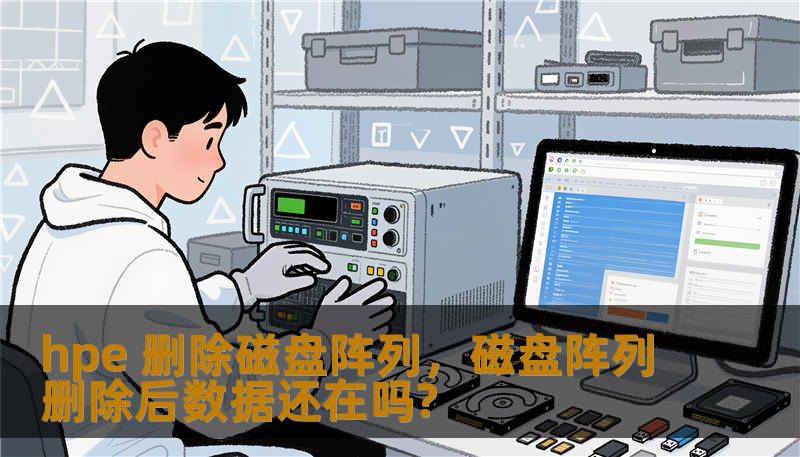 hpe 删除磁盘阵列，磁盘阵列删除后数据还在吗?