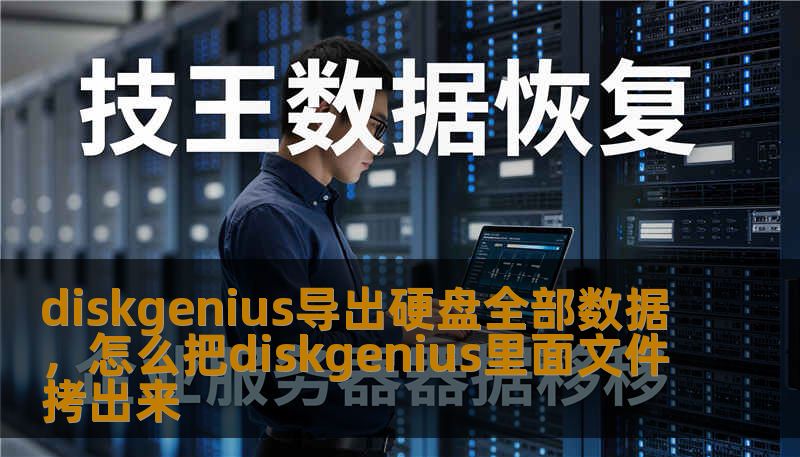 diskgenius导出硬盘全部数据，怎么把diskgenius里面文件拷出来