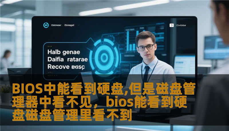 BIOS中能看到硬盘,但是磁盘管理器中看不见，bios能看到硬盘磁盘管理里看不到