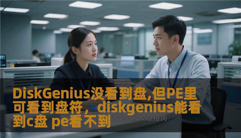 DiskGenius没看到盘,但PE里可看到盘符，diskgenius能看到c盘 pe看不到