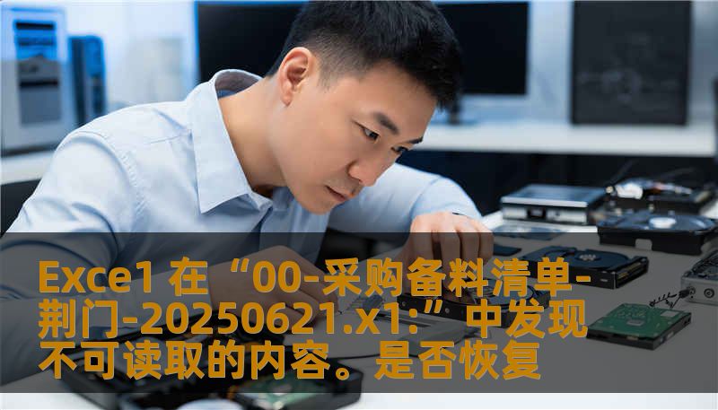 Exce1 在“00-采购备料清单-荆门-20250621.x1:”中发现不可读取的内容。是否恢复