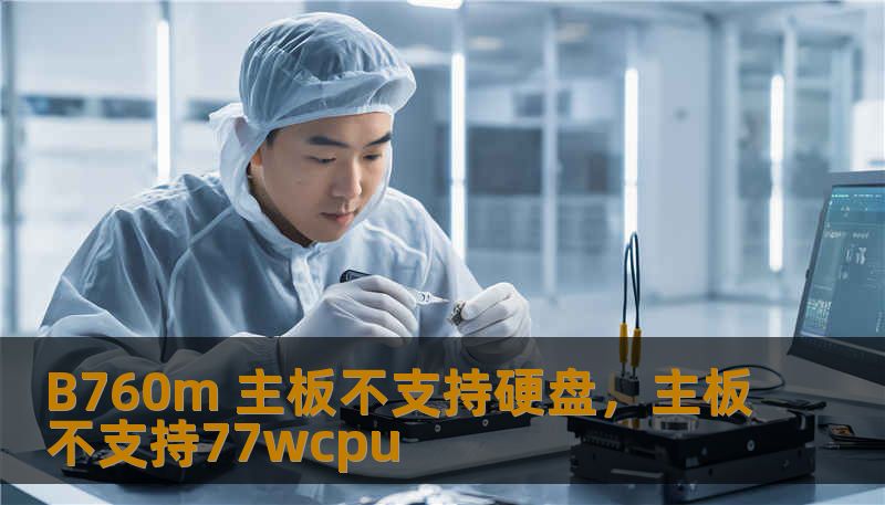 B760m 主板不支持硬盘，主板不支持77wcpu