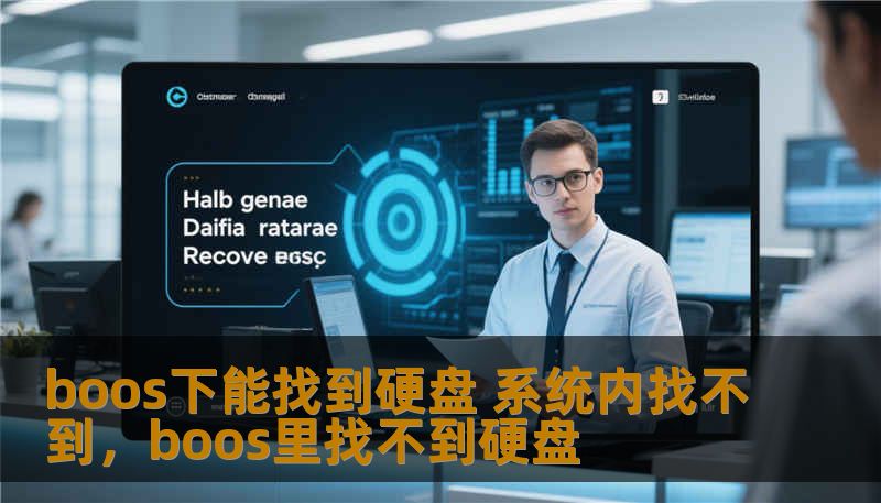 boos下能找到硬盘 系统内找不到，boos里找不到硬盘