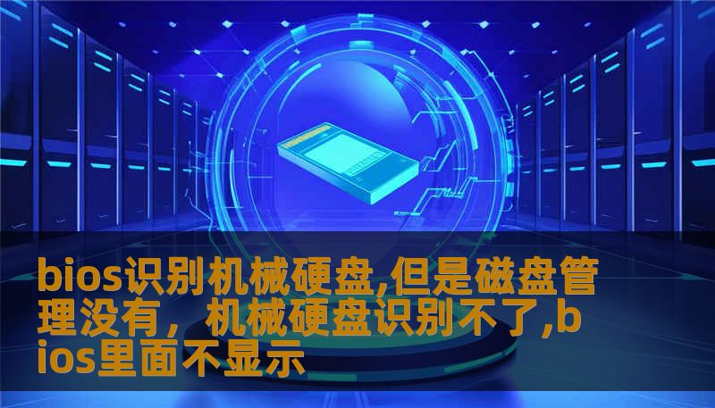 bios识别机械硬盘,但是磁盘管理没有，机械硬盘识别不了,bios里面不显示