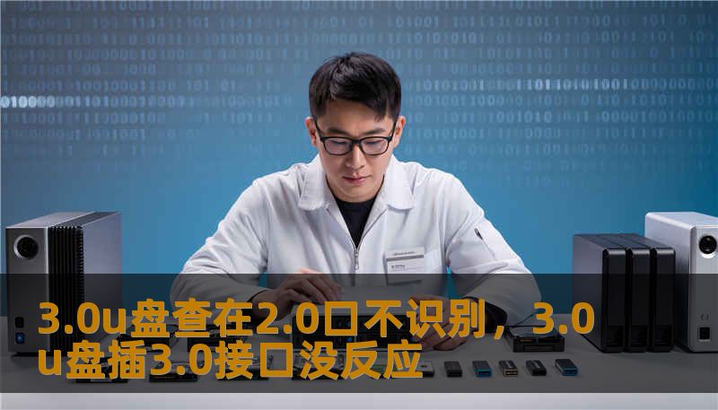 3.0u盘查在2.0口不识别，3.0u盘插3.0接口没反应