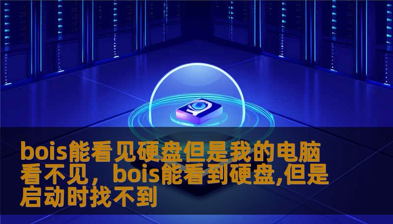 bois能看见硬盘但是我的电脑看不见，bois能看到硬盘,但是启动时找不到