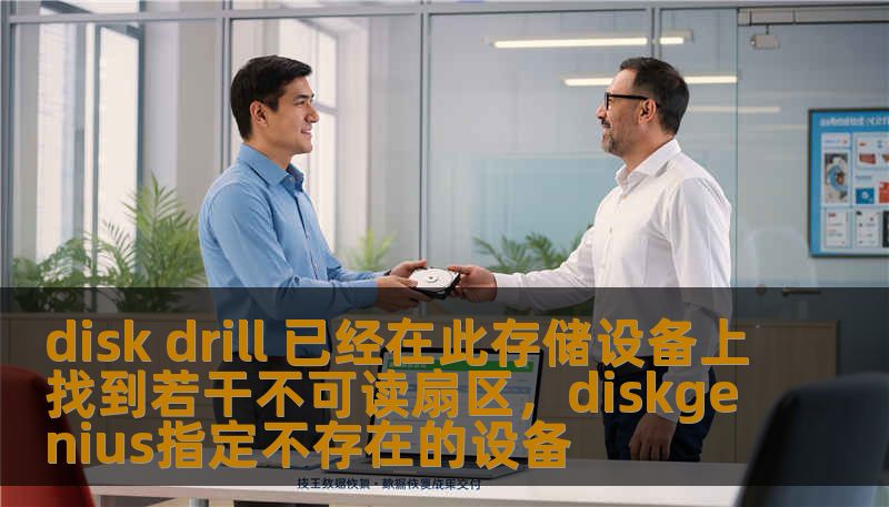 disk drill 已经在此存储设备上找到若干不可读扇区，diskgenius指定不存在的设备