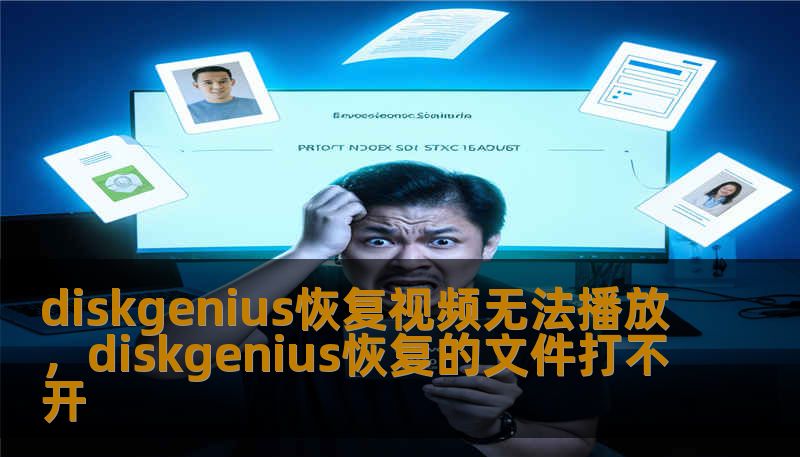 diskgenius恢复视频无法播放，diskgenius恢复的文件打不开