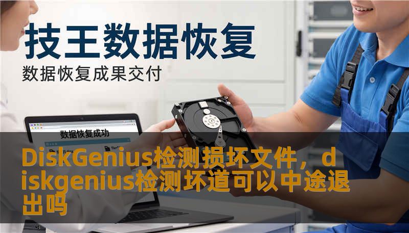 DiskGenius检测损坏文件，diskgenius检测坏道可以中途退出吗