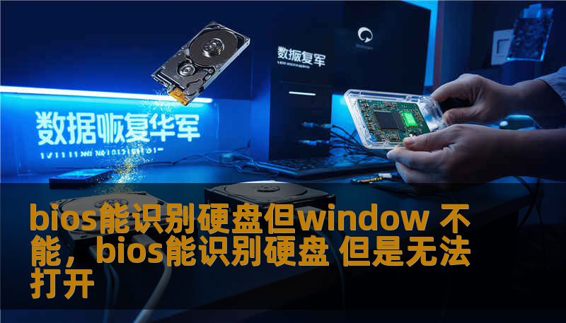 bios能识别硬盘但window 不能，bios能识别硬盘 但是无法打开