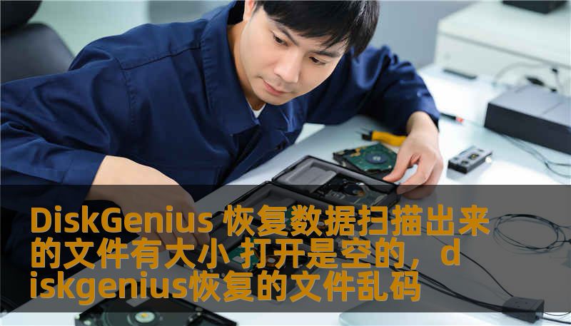 DiskGenius 恢复数据扫描出来的文件有大小 打开是空的，diskgenius恢复的文件乱码