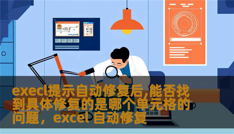 execl提示自动修复后,能否找到具体修复的是哪个单元格的问题，excel 自动修复