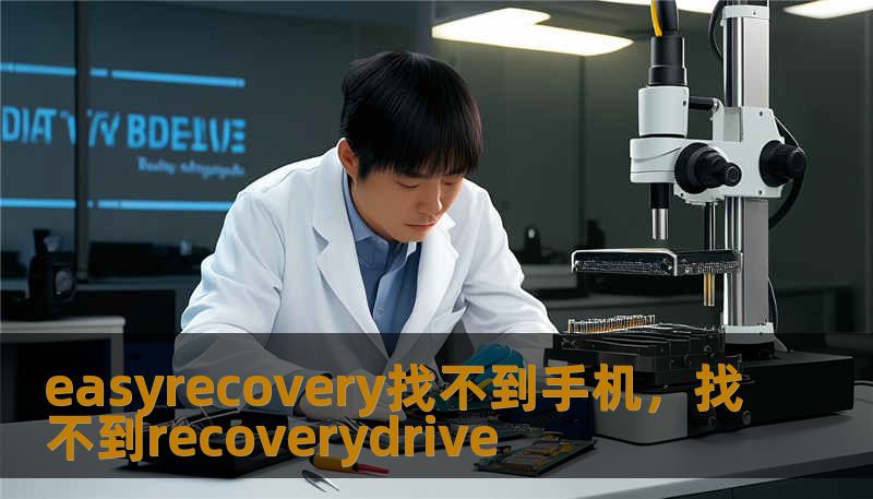 easyrecovery找不到手机，找不到recoverydrive