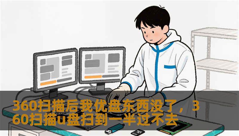 360扫描后我优盘东西没了，360扫描u盘扫到一半过不去