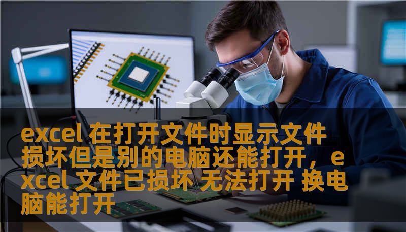 excel 在打开文件时显示文件损坏但是别的电脑还能打开，excel 文件已损坏 无法打开 换电脑能打开