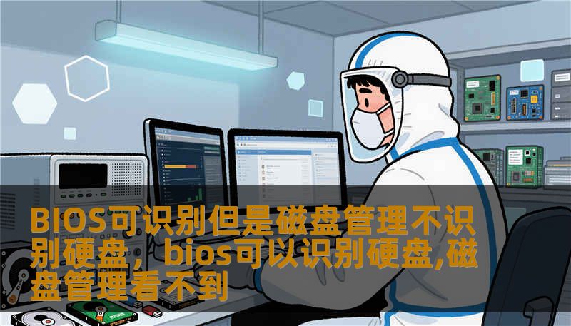 BIOS可识别但是磁盘管理不识别硬盘，bios可以识别硬盘,磁盘管理看不到
