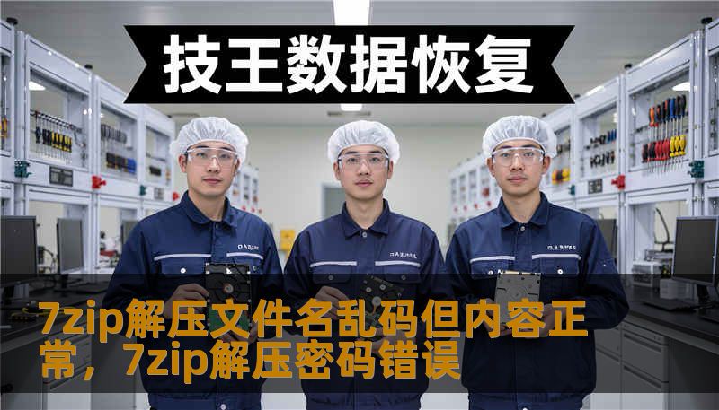 7zip解压文件名乱码但内容正常，7zip解压密码错误