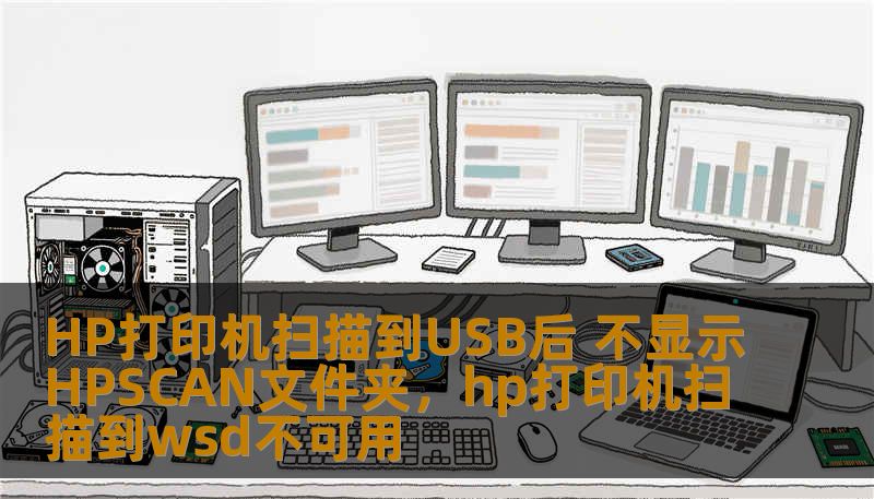 HP打印机扫描到USB后 不显示HPSCAN文件夹，hp打印机扫描到wsd不可用