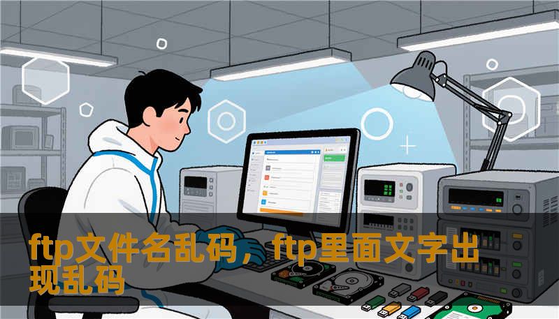 ftp文件名乱码，ftp里面文字出现乱码