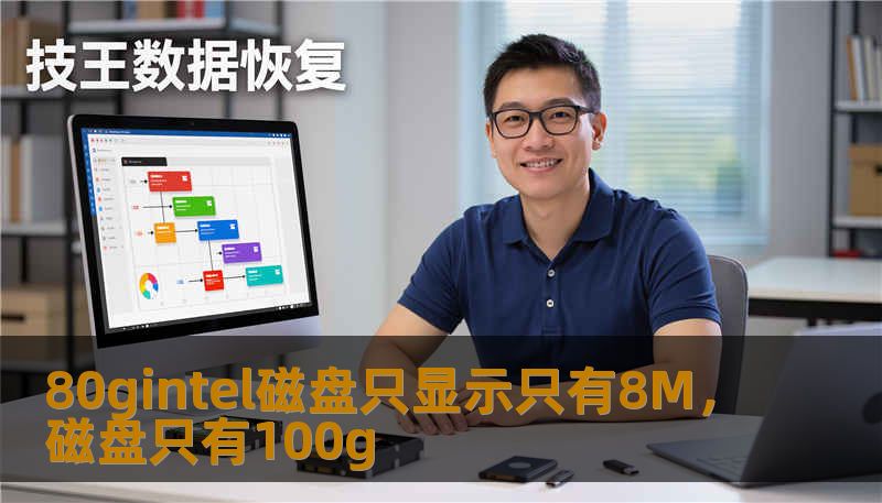 80gintel磁盘只显示只有8M，磁盘只有100g