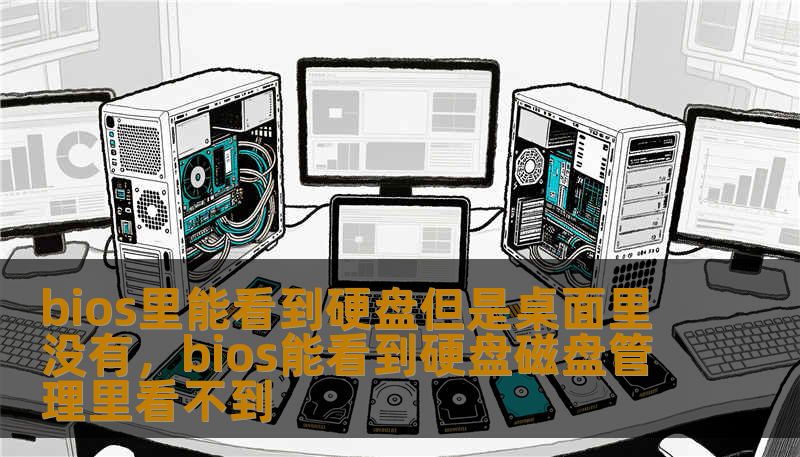 bios里能看到硬盘但是桌面里没有，bios能看到硬盘磁盘管理里看不到
