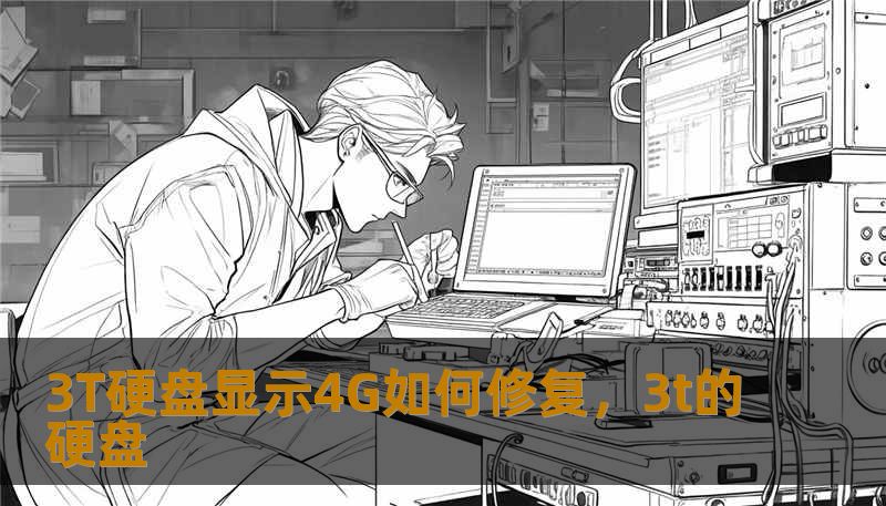 3T硬盘显示4G如何修复，3t的硬盘