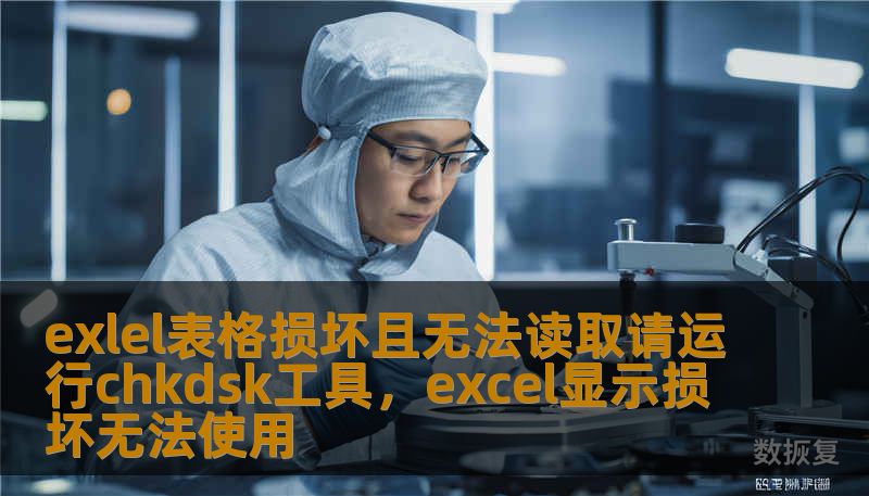 exlel表格损坏且无法读取请运行chkdsk工具，excel显示损坏无法使用