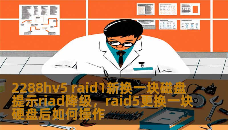 2288hv5 raid1新换一块磁盘提示riad降级，raid5更换一块硬盘后如何操作