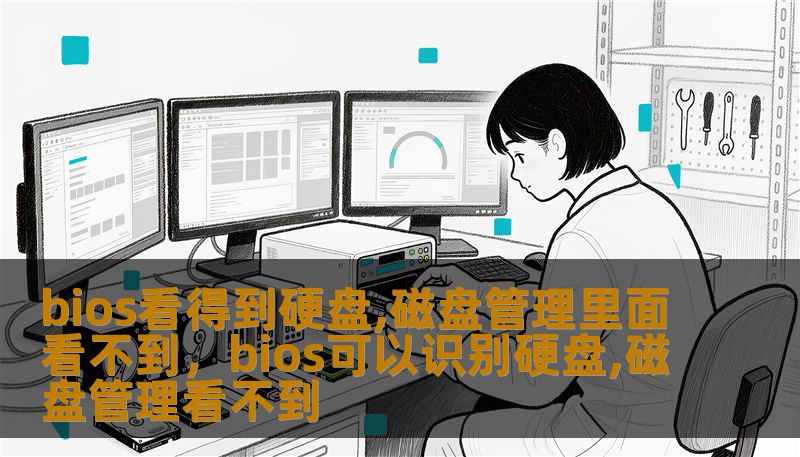 bios看得到硬盘,磁盘管理里面看不到，bios可以识别硬盘,磁盘管理看不到