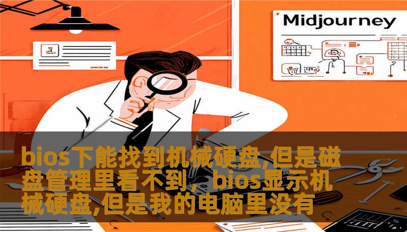 bios下能找到机械硬盘,但是磁盘管理里看不到，bios显示机械硬盘,但是我的电脑里没有