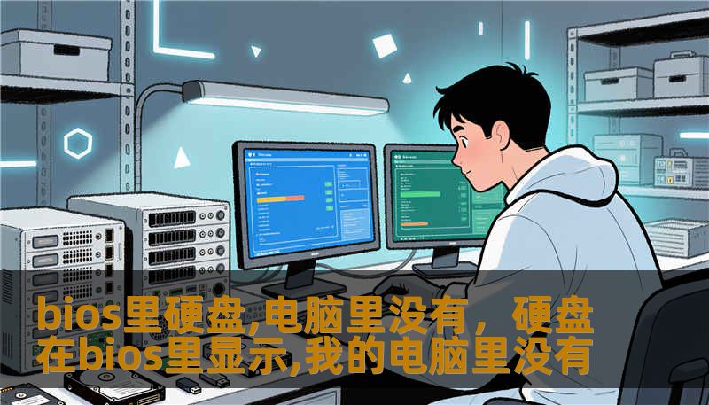 bios里硬盘,电脑里没有，硬盘在bios里显示,我的电脑里没有