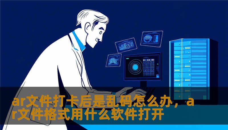 ar文件打卡后是乱码怎么办，ar文件格式用什么软件打开