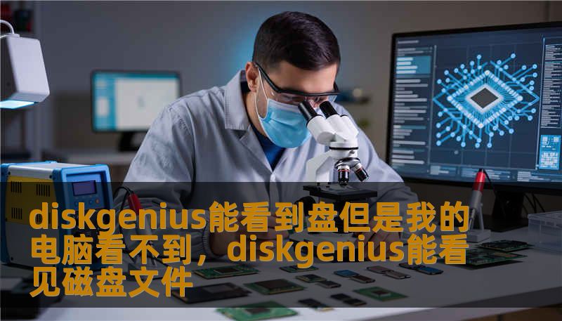 diskgenius能看到盘但是我的电脑看不到，diskgenius能看见磁盘文件