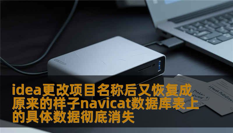 idea更改项目名称后又恢复成原来的样子navicat数据库表上的具体数据彻底消失