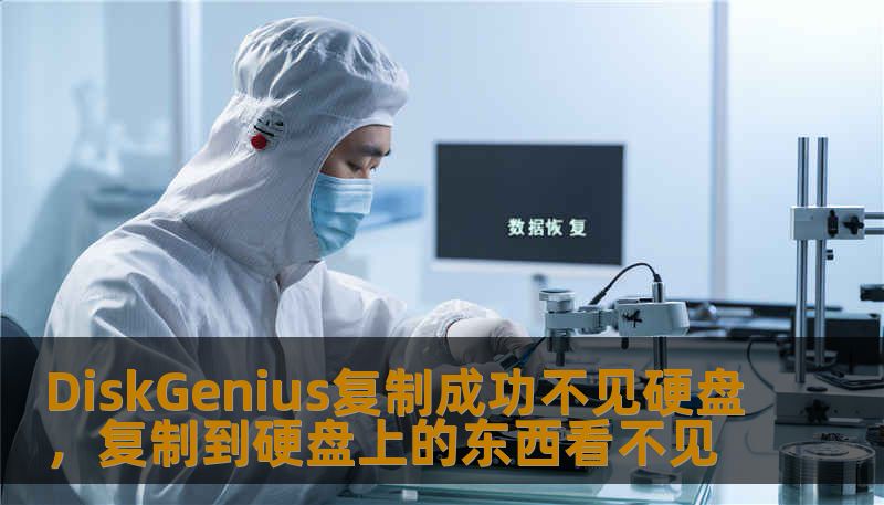 DiskGenius复制成功不见硬盘，复制到硬盘上的东西看不见