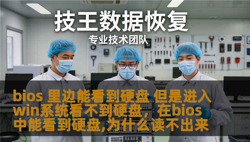 bios 里边能看到硬盘 但是进入win系统看不到硬盘，在bios中能看到硬盘,为什么读不出来