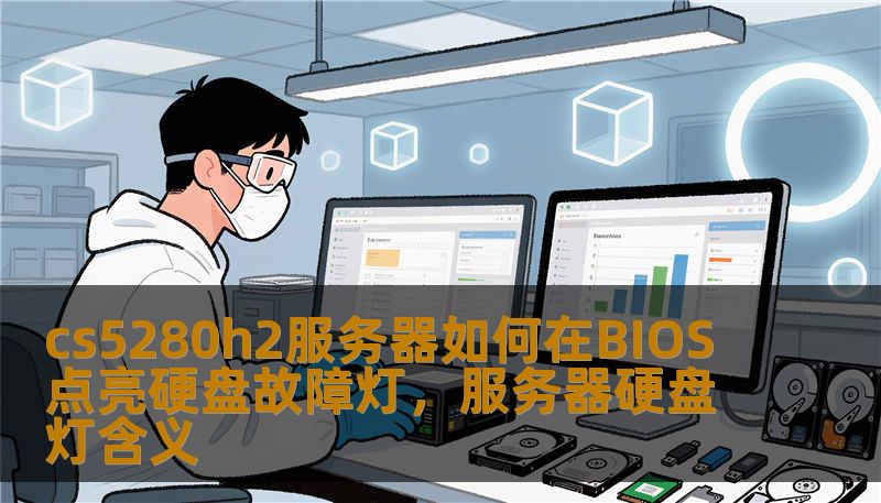 cs5280h2服务器如何在BIOS点亮硬盘故障灯，服务器硬盘灯含义