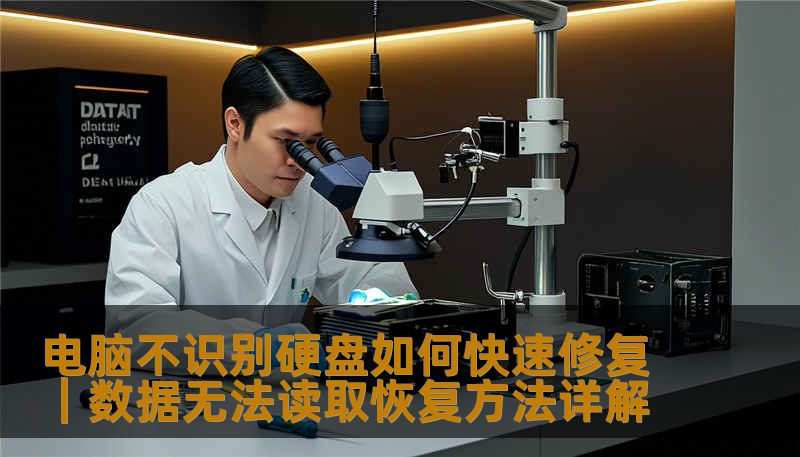 电脑不识别硬盘如何快速修复｜数据无法读取恢复方法详解