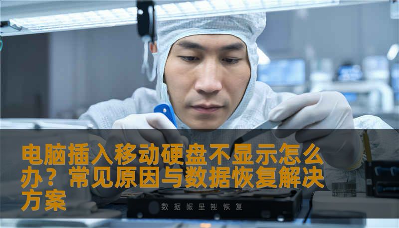 电脑插入移动硬盘不显示怎么办？常见原因与数据恢复解决方案