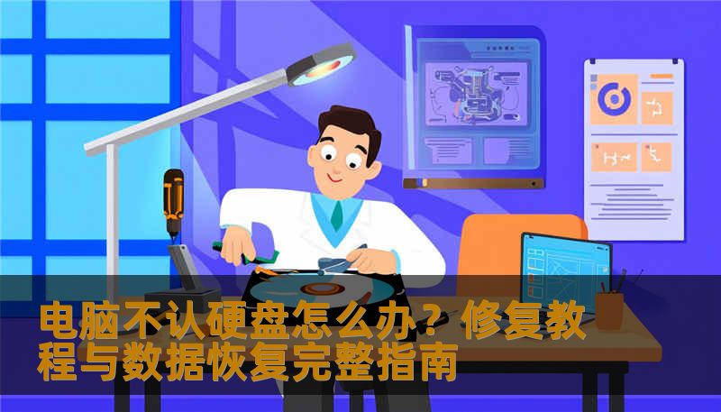 电脑不认硬盘怎么办？修复教程与数据恢复完整指南