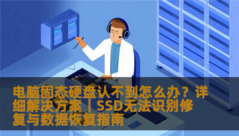 电脑固态硬盘认不到怎么办？详细解决方案｜SSD无法识别修复与数据恢复指南
