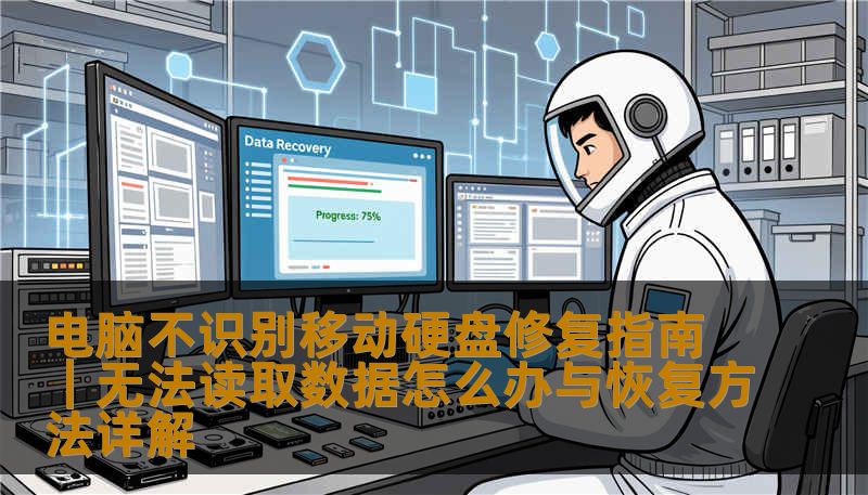 电脑不识别移动硬盘修复指南｜无法读取数据怎么办与恢复方法详解