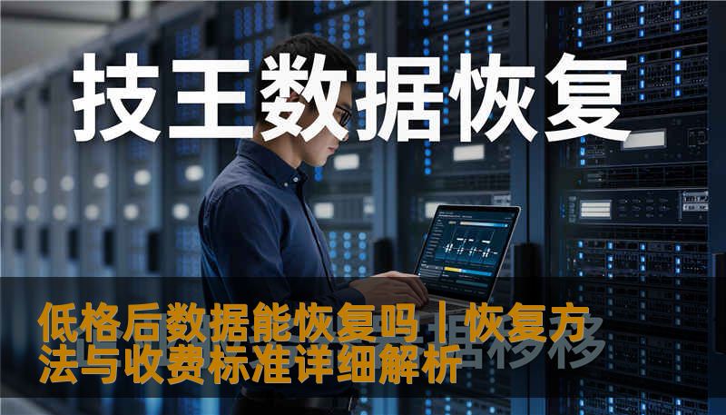 详解低格后数据能否恢复，包括不同场景恢复方法、成功率分析及收费标准，提供专业数据恢复建议，帮助用户安全找回重要数据。