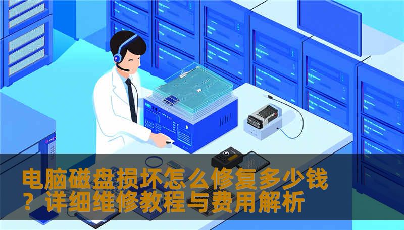 电脑磁盘损坏怎么修复多少钱？详细维修教程与费用解析